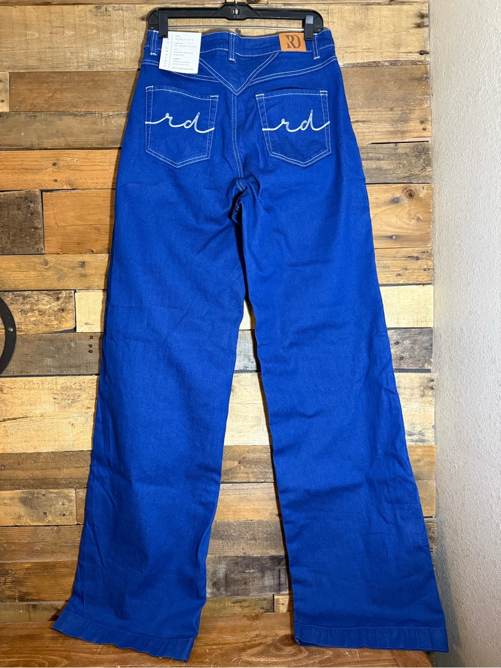 Ranch Dress’n CLARA VINTAGE DENIM Large 10-12‎ Extra Long NWT